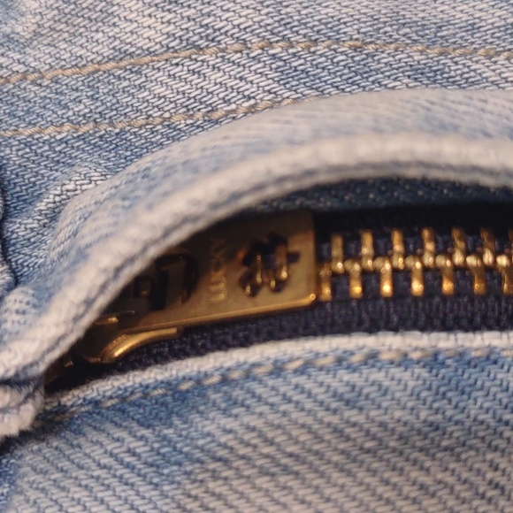 USED LUCKY BRAND JEANS SIENNA SLIM BOYFRIEND LIGHT DENIM SIZE 4 - Picture 5 of 12